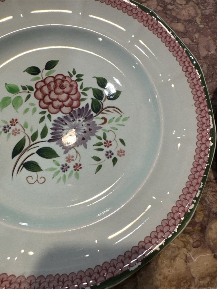 Adams England Calyx Ware Mandalay Pattern Hand Painted Complete 20-pc Set