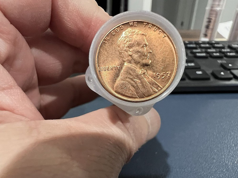 1958-P 1c Lincoln Wheat Penny Cent BU Roll (AE)