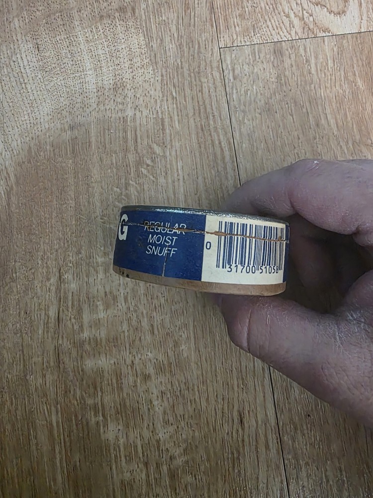 Vintage Viking Snuff Empty Tin Collectable