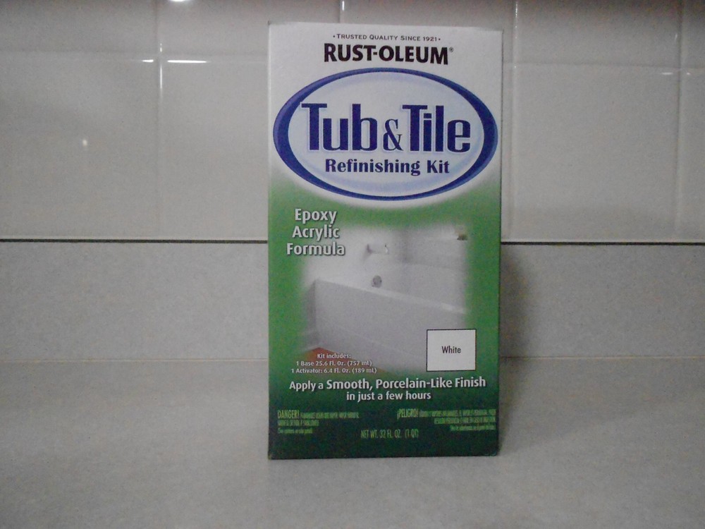 Rust-Oleum Tub and Tile Refinishing Kit - Epoxy Acrylic Formula - White