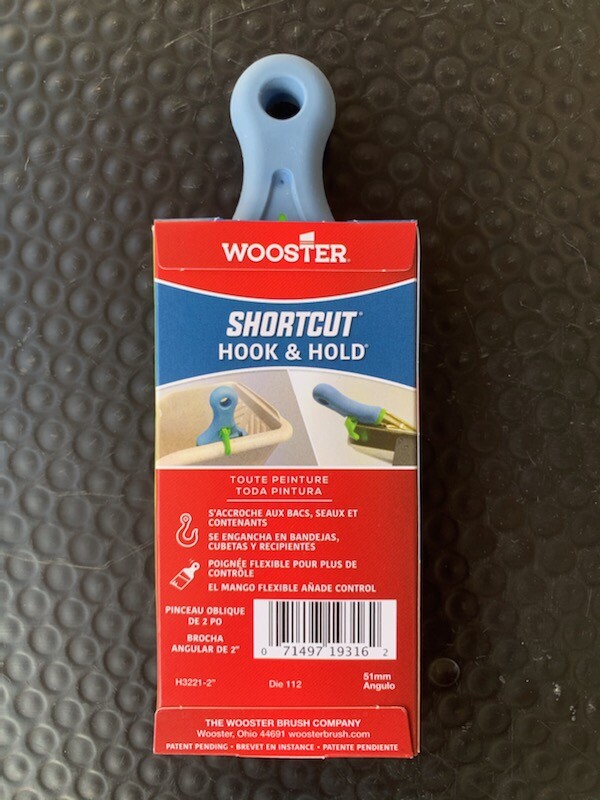 WOOSTER 2" SHORTCUT HOOK & HOLD POLYESTER ANGLE SASH BRUSH