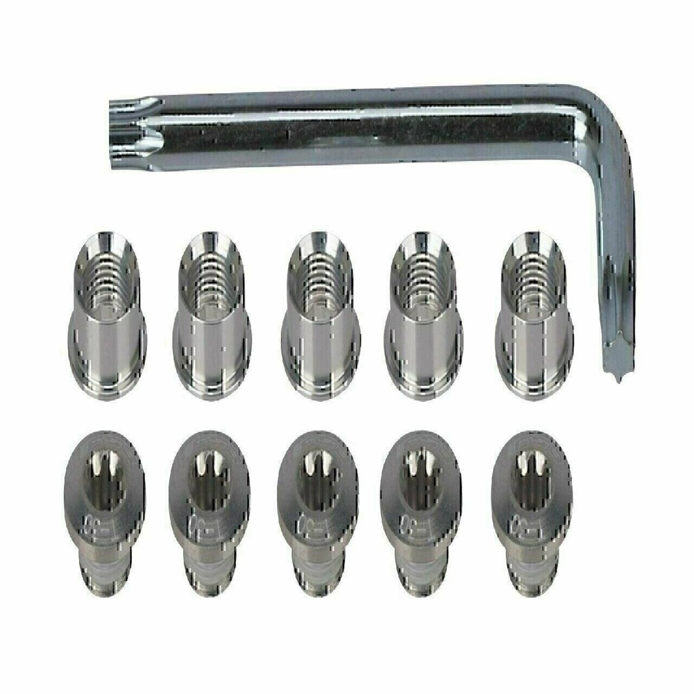 FSA Road Double Chainring Bolt Kit - (10 pieces) Silver