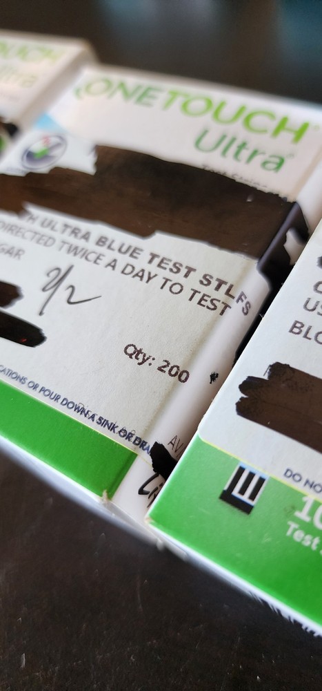 1600 One Touch ULTRA TEST STRIPS free ship UNKNOWN EXP BOXES GOOD CONDITION