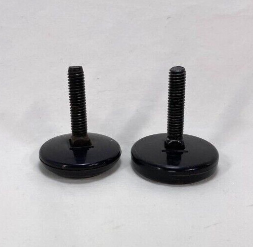 (2 Pack) Herman Miller Adjustable Leveling Glides for Cubicle Workstation Frames