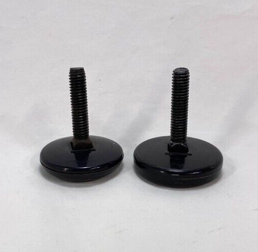 (2 Pack) Herman Miller Adjustable Leveling Glides for Cubicle Workstation Frames