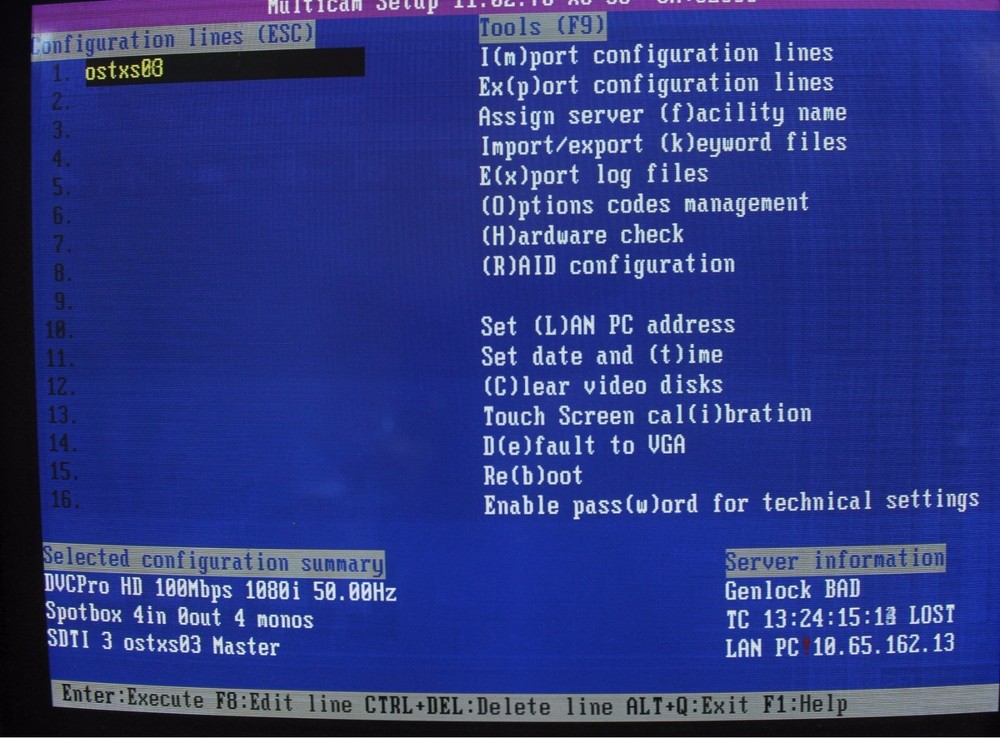 EVS xs 4ch HD / SD disk server with HD license (Reference 2)