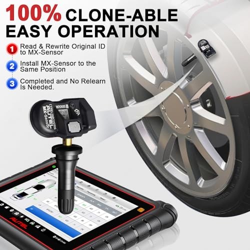 TPMS Sensor Universal Sensor with Dual Frequency (35MHz + Rubber Stem 1