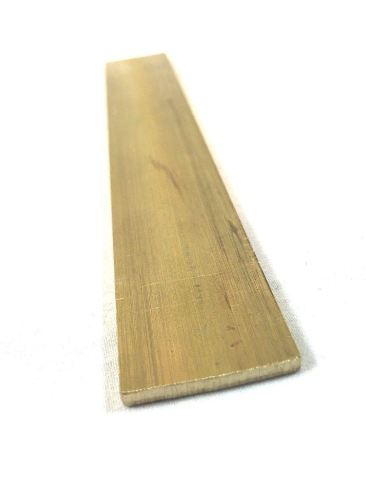 Brass Flat Bar Rods Custom Size Width Thickness Length Square Round Craft C36...