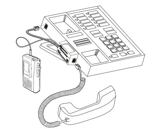 DynaMetric Telephone Recording Pach Adapter TRP-100