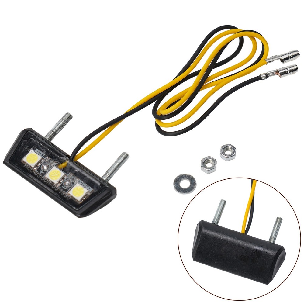 LED License Plate Light for Motorcycles Easy Installation and Longevity