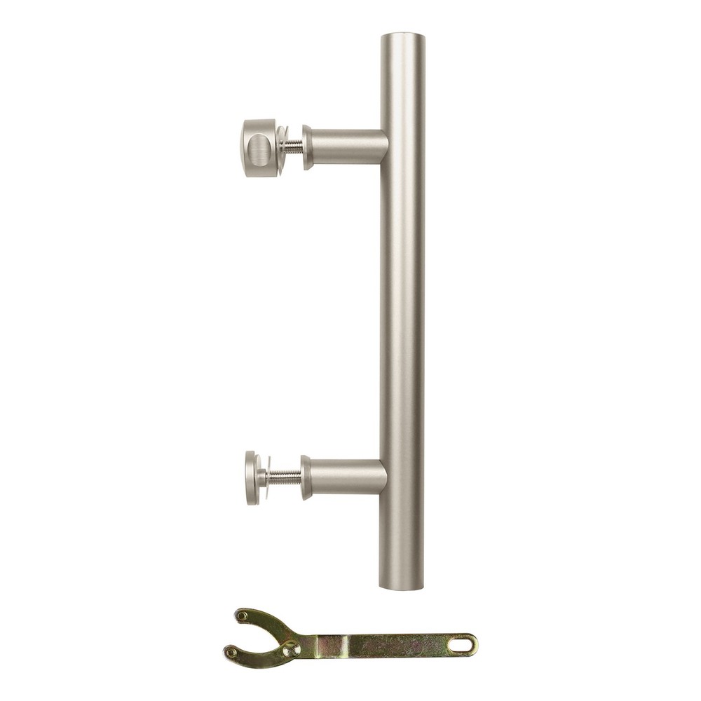National Hardware Madison Satin Nickel Silver Steel Pull Handle 1 pc
