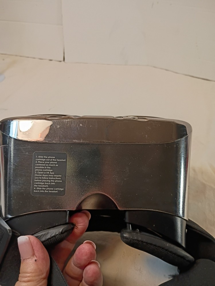 Virtual Reality Chrome Looking Headset. A-22