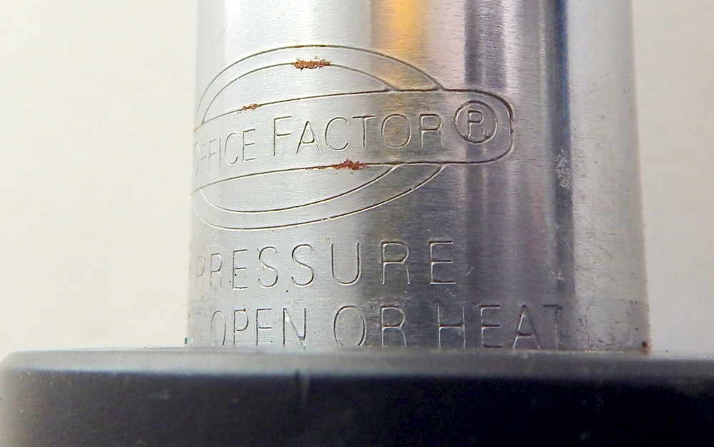 Office Factor 11-1/4" OAL Gas Cylinder