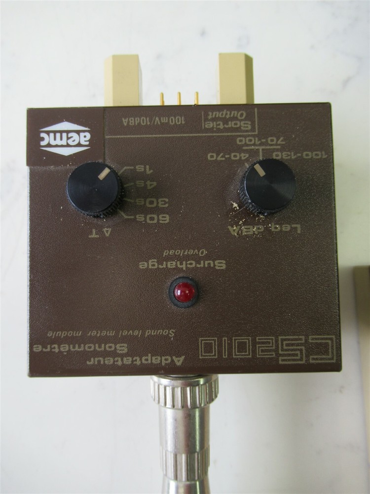 AEMC CL2010F Lightmeter Module InterFace Adaptor Sound Level Meter 1A CS2010