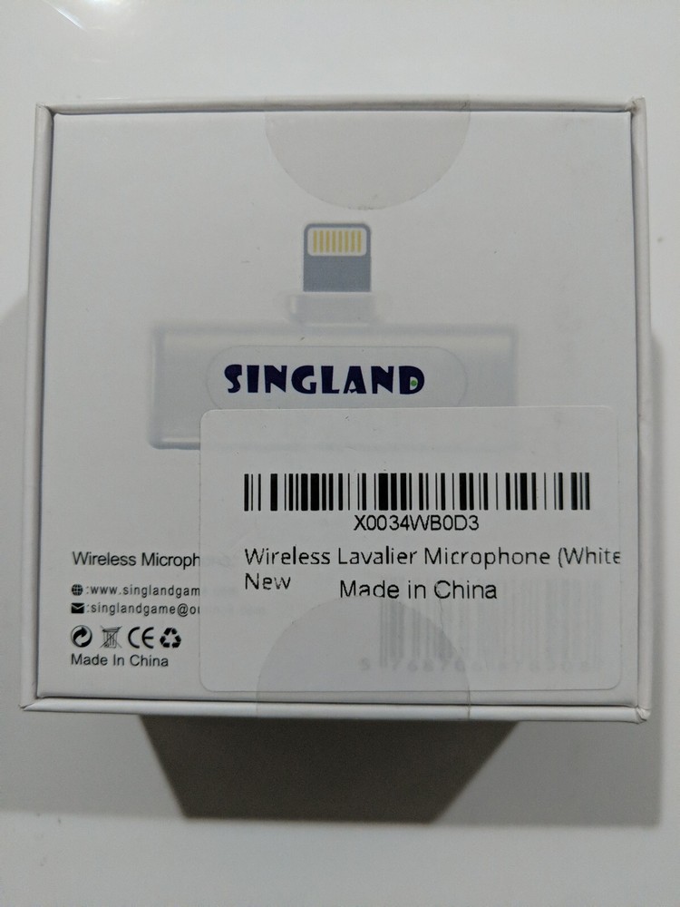 NEW Singland wireless lavalier microphone for iPhone