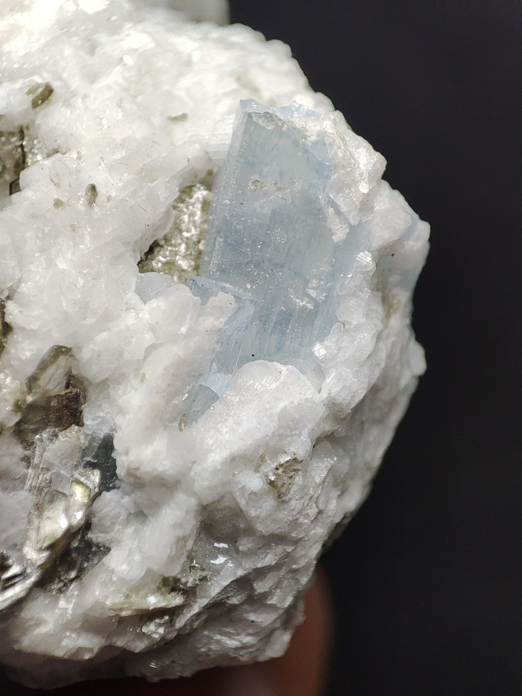 Alkali Beryl Crystal On Matrix With Nice Terminations-Pak.