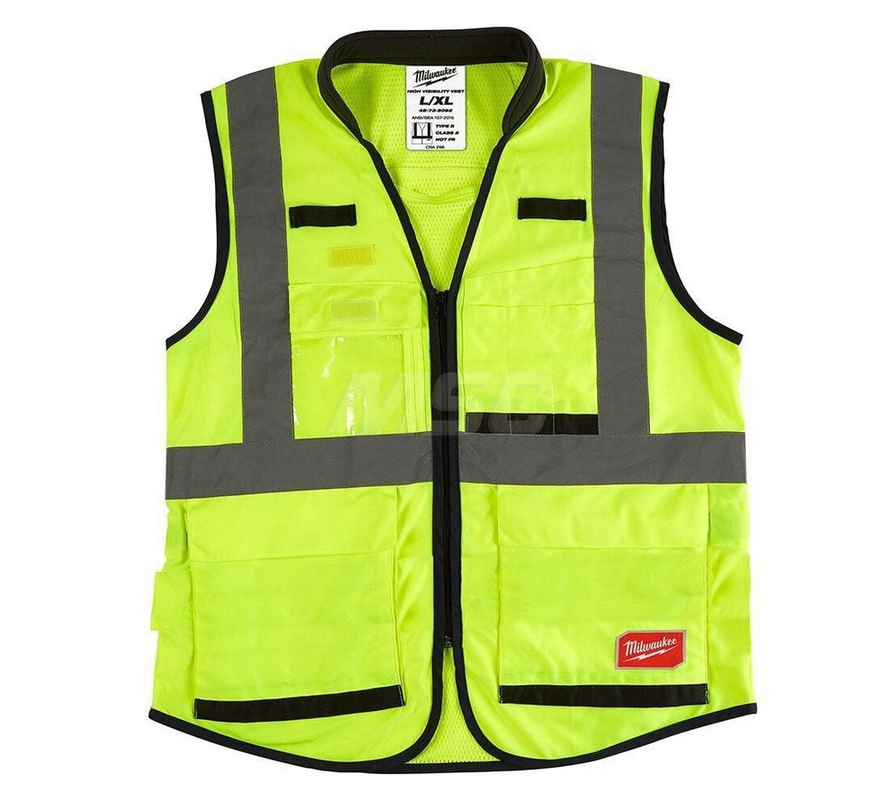 Small /Medium Yellow Class 2 High Visibility Performance Safety Vest (CSA)