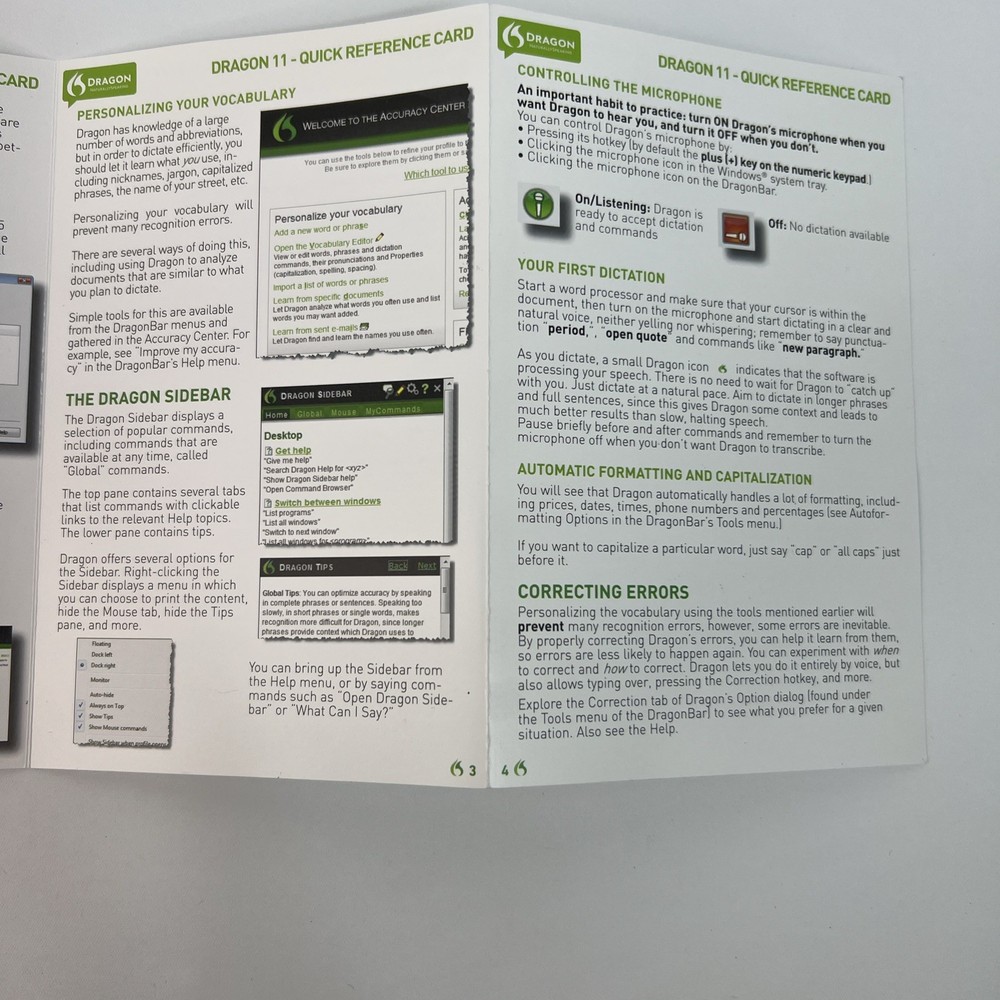 Dragon NaturallySpeaking DVD Version 11 Speech Recognition DISC Only Replacement