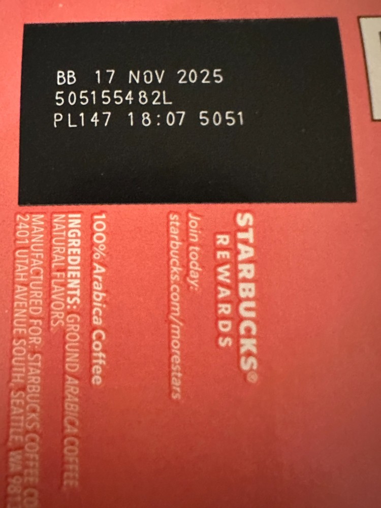 STARBUCKS BROWN SUGAR CINNAMON 22 K Cups in BOX
