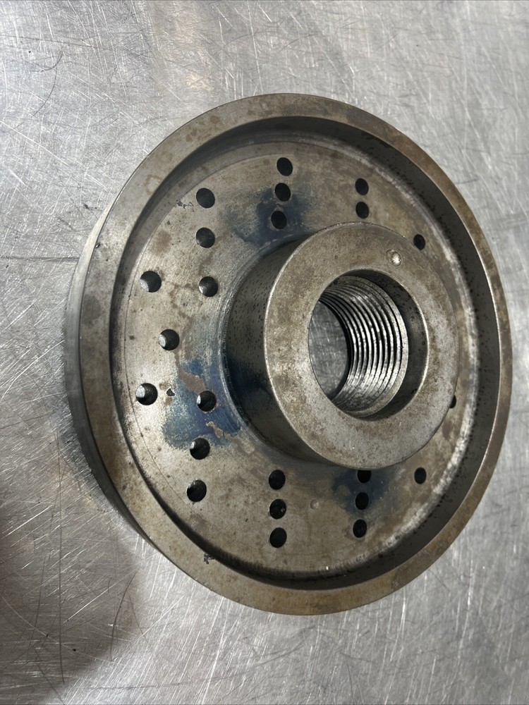 Vintage 9.75” Spindle Mount Lathe Faceplate