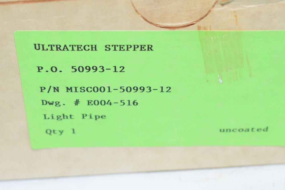 NEW Ultratech Stepper MISC001-50993-12 Light Pipe Prism
