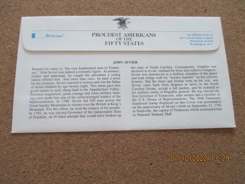 Tennessee: 6 Various First Day Covers