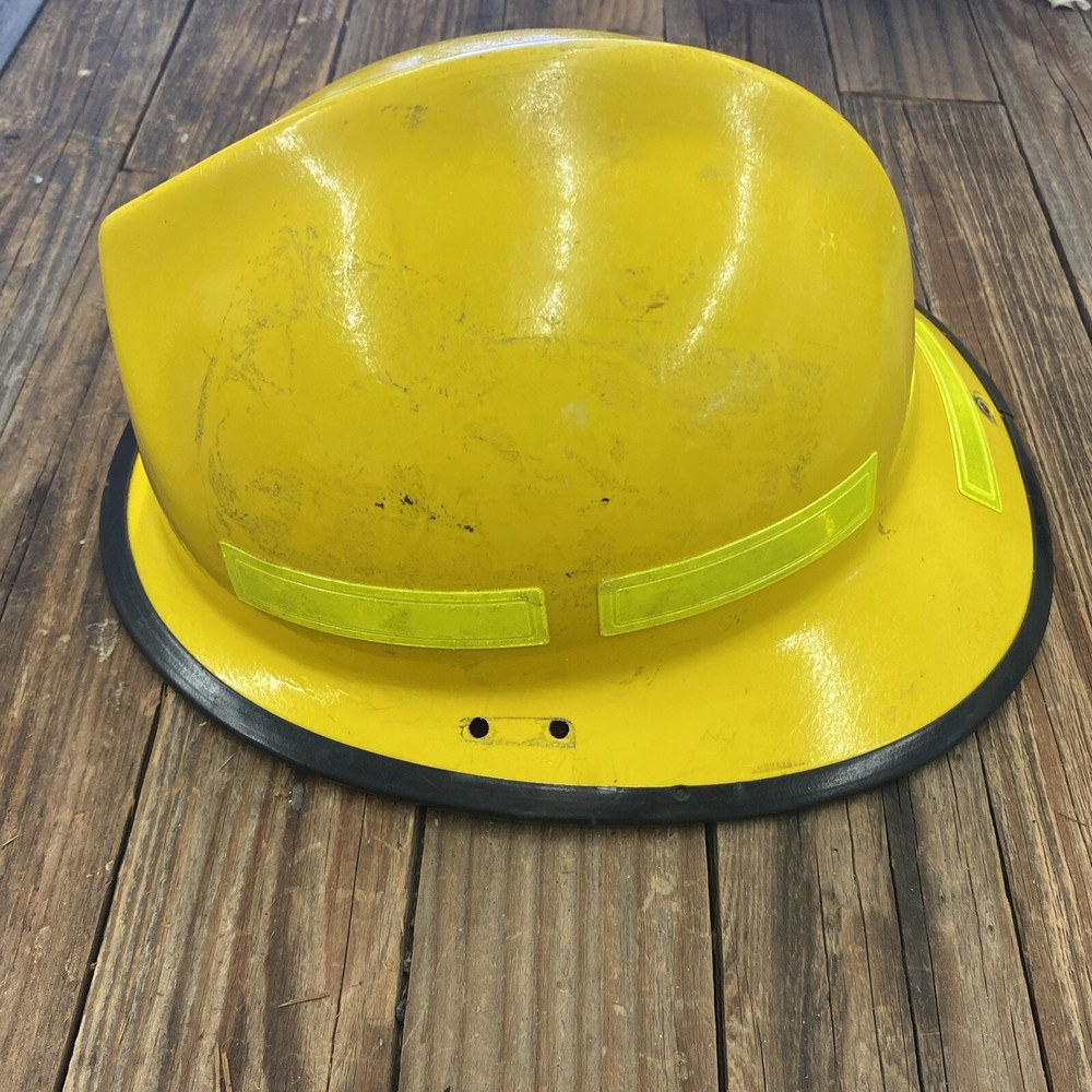 Morning Pride Yellow Firefighter Fire Helmet - No Face Shield