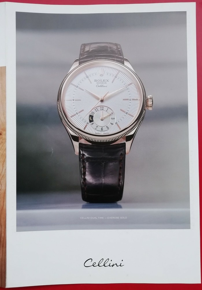 2014 ROLEX Cellini Watch Press Advertising - 4 Pages