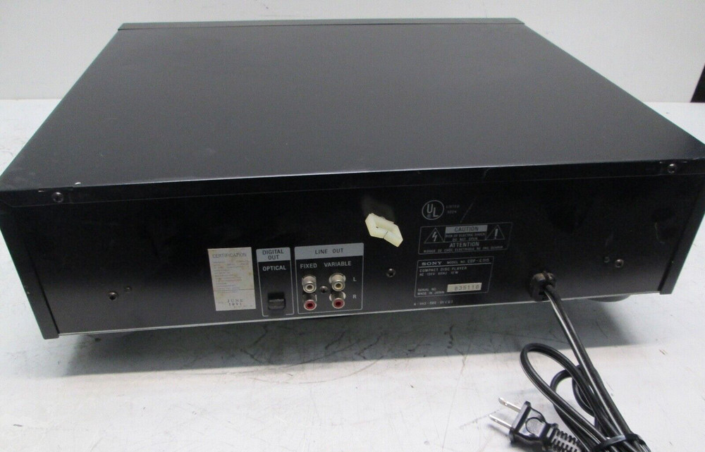 Sony CDP-C515 CD Player Changer - Tested