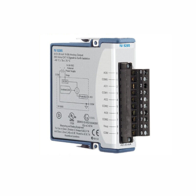 NEW Ni 9265 synchronous update analog output module 779334-01/Yi