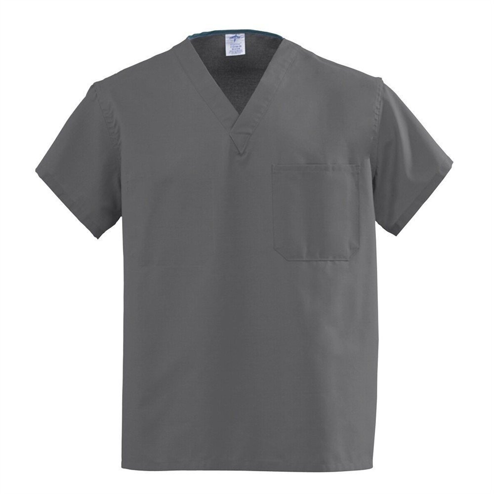 AngelStat Unisex Reversible V-Neck Scrub Top X-SMALL