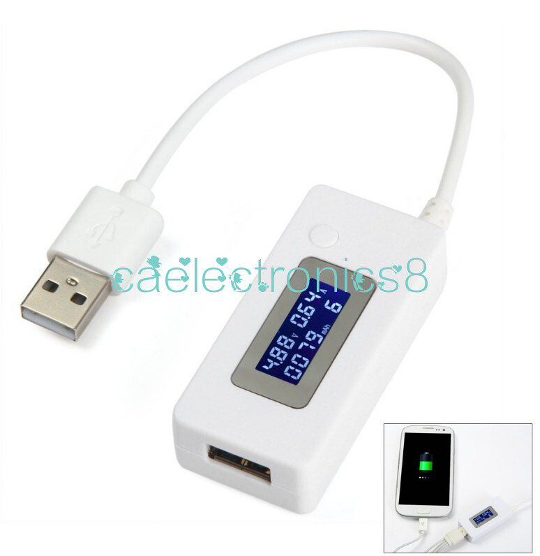 USB Load Resistors Mobile Power Module LCD USB Voltage Current Tester Monitor C