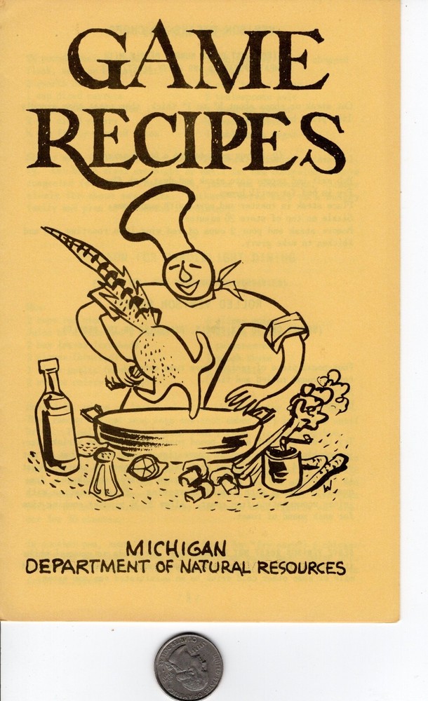 MICHIGAN DNR GAME RECIPES GUIDE -MICHIGAN DEER PATCH