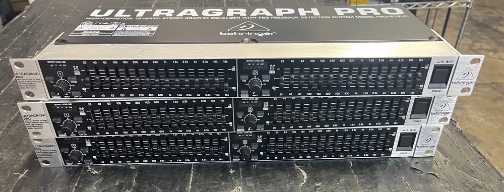 Behringer Ultragraph Pro Dual 15 Band Equalizer - FBQ1502HD