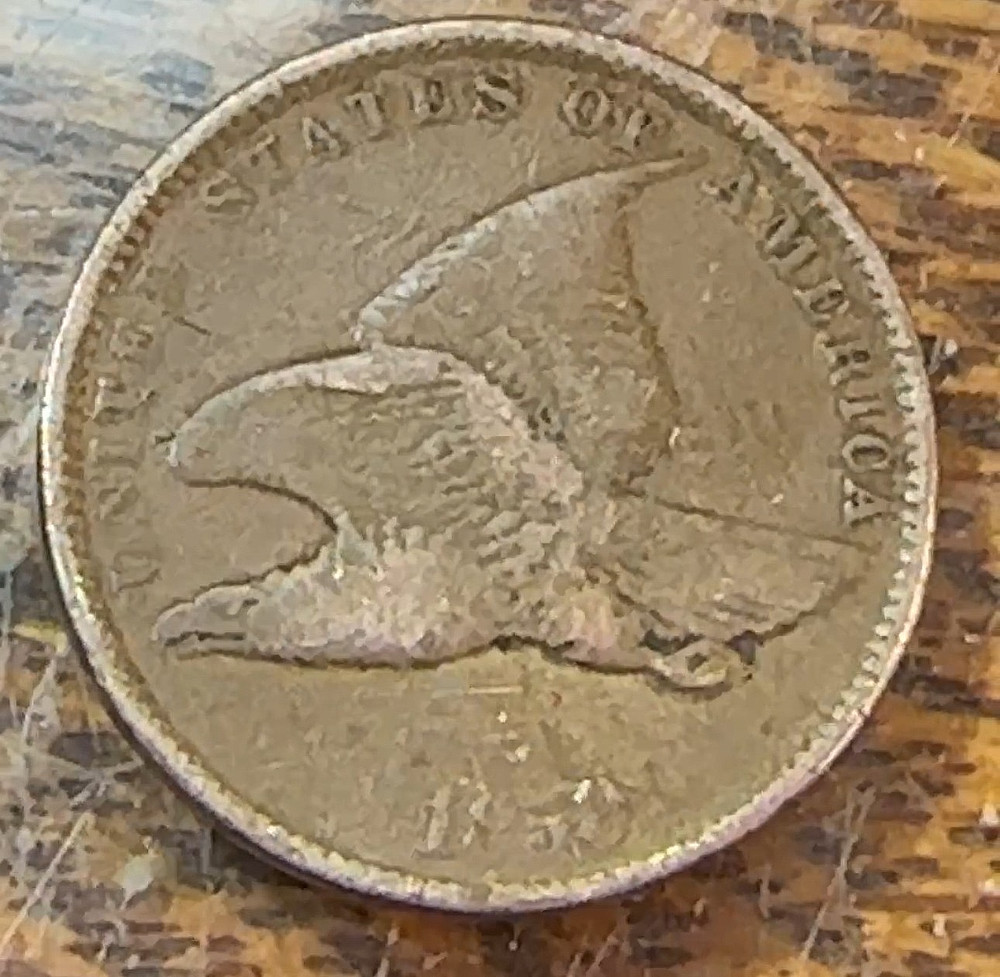 1858 Small Letters Flying Eagle Cent Nice Original Fine CHRC