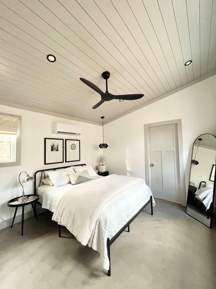 Modern Tiny Home Plan- PDF Print Yourself- Simple Design- 1 bedroom 1 1/2 Bath