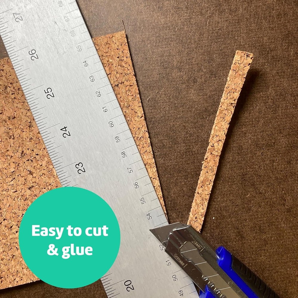 Versatile 4' x 6' Self-Healing Cork Roll - Perfect for DIY Bulletin Boards