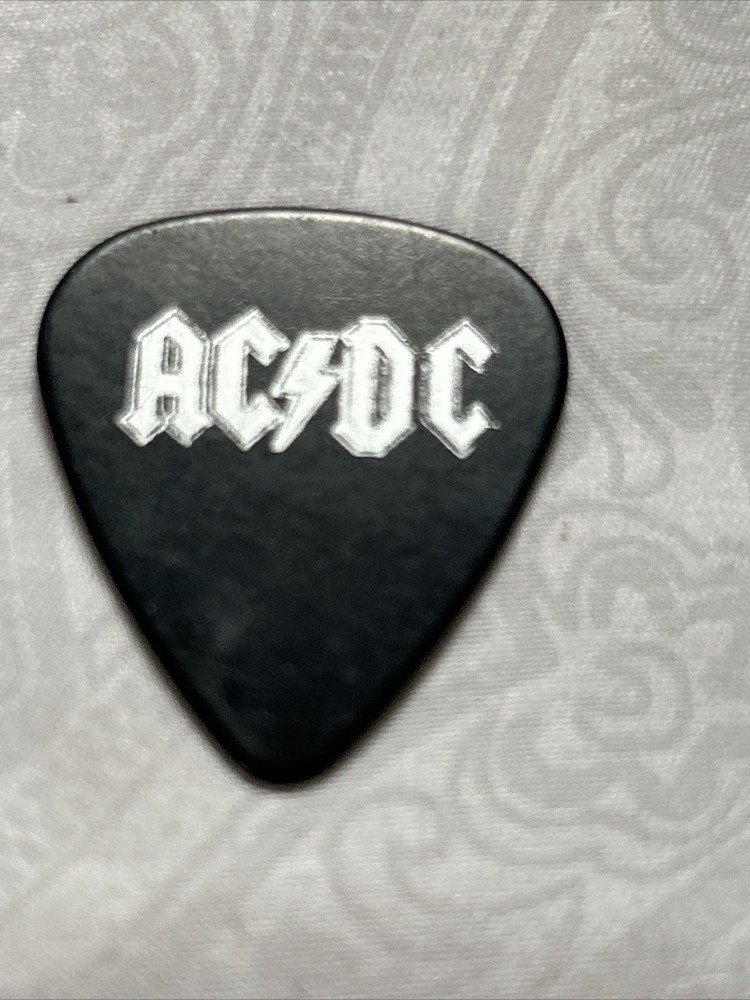 AC/DC Black Guitar Pick Musical
