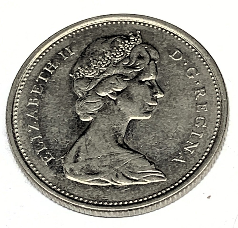 # C1746 CANADA 25 CENTS COIN, 1968