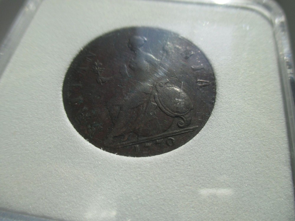 1770 King George III HalfPenny