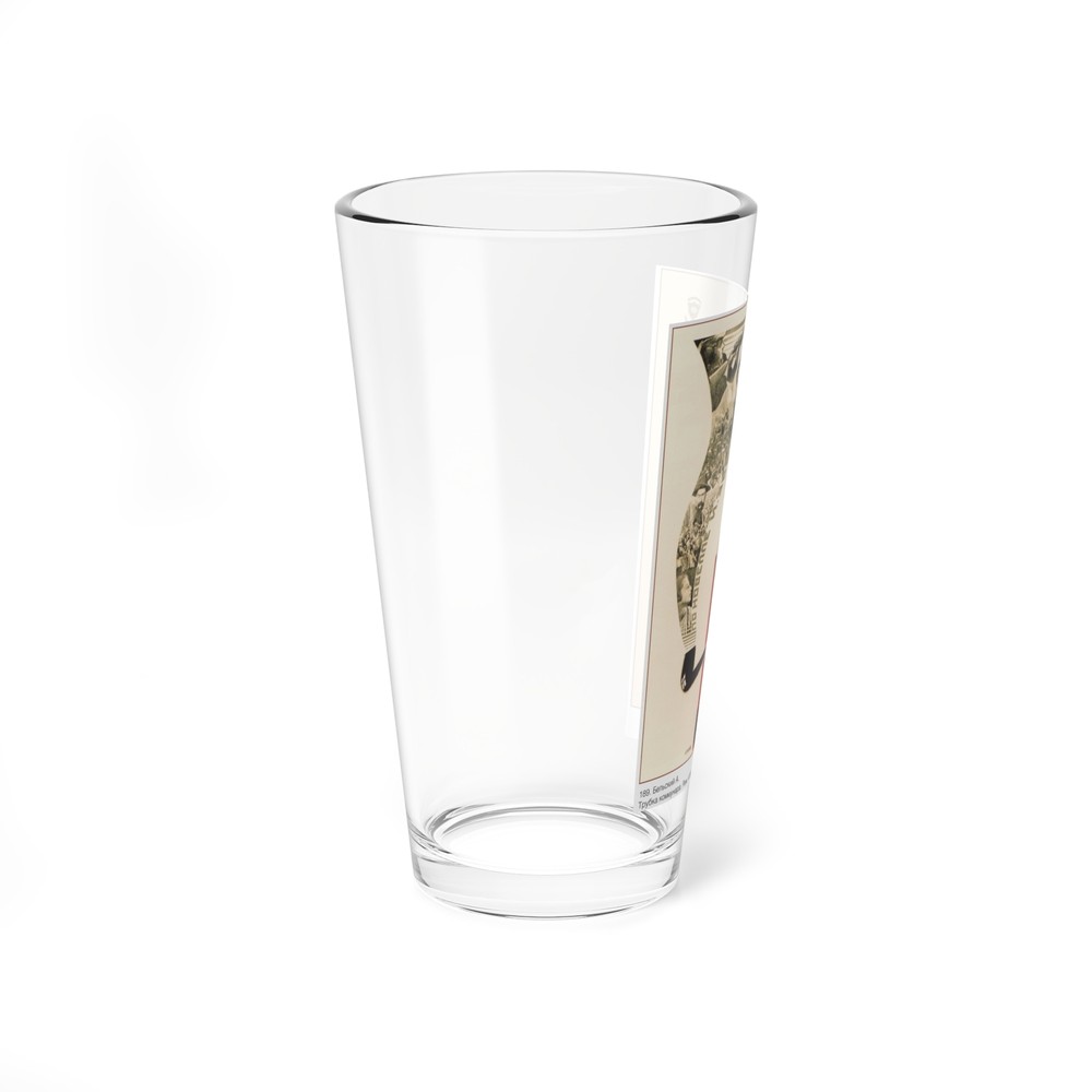 Soviet Era Poster 134 - Pint Glass 16oz