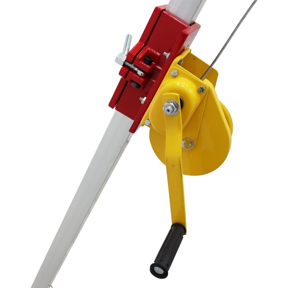 Confined Space Tripod Adjustable 65ft Legs Rescue Tripod 3968LBS Blocking Force