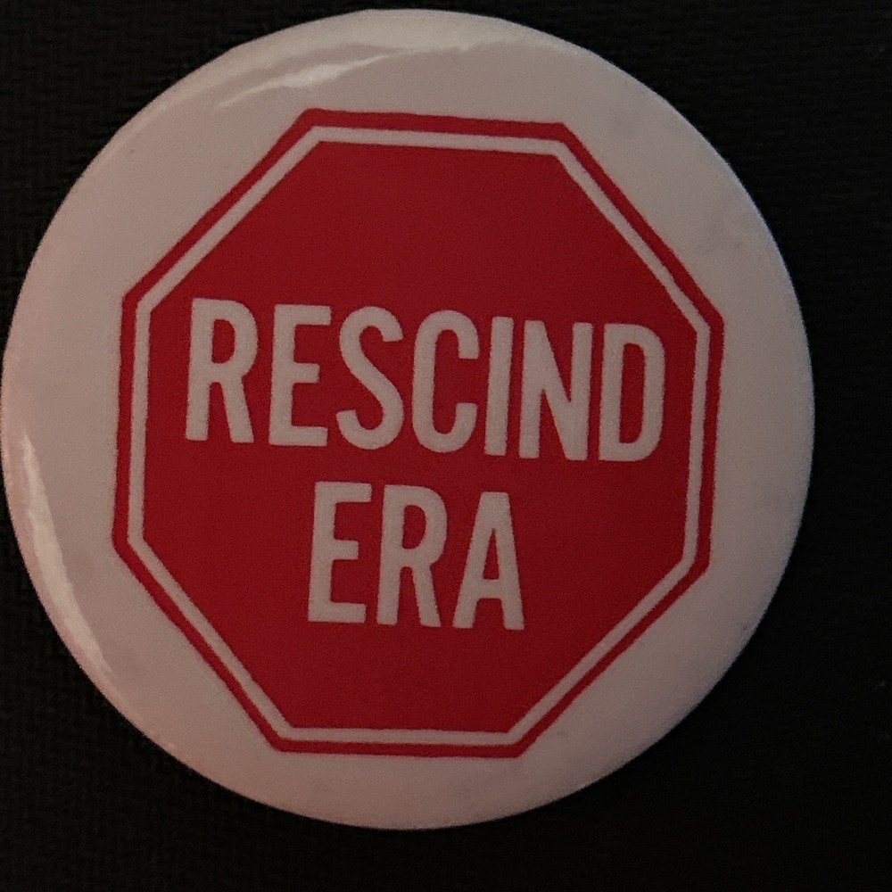 RESCIND ERA cause  2 1/4” pinback button pin