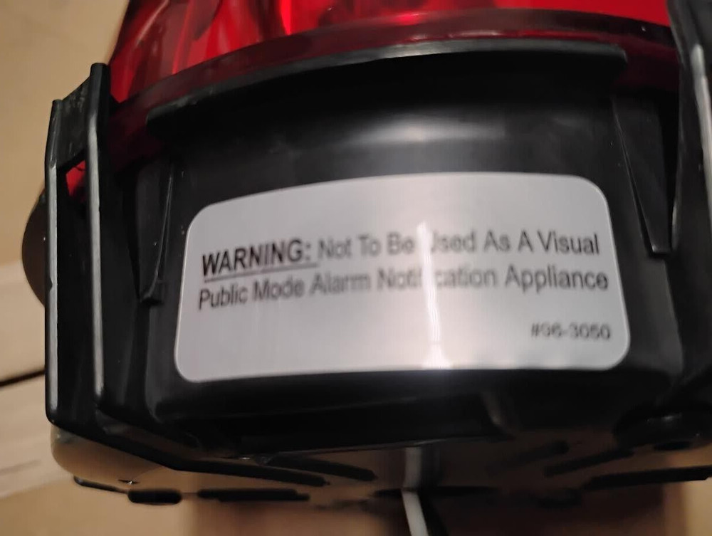 Tri Lite Rotary Beacon Red MV110UL NEW