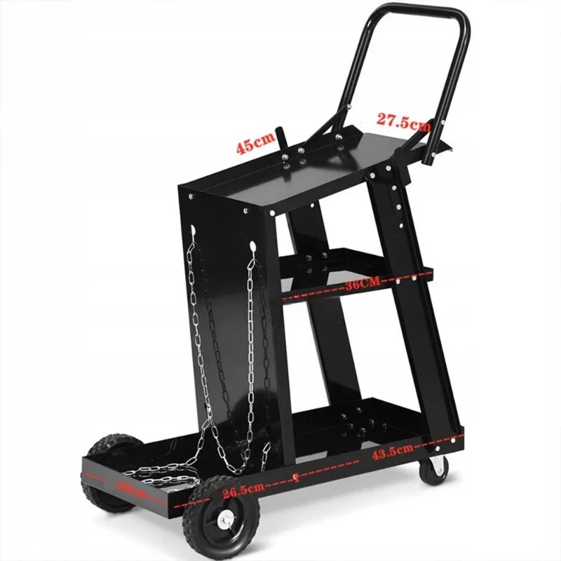 Welding Machine Trolley Welding Driver Pull Mobile Trolley for Car Repair