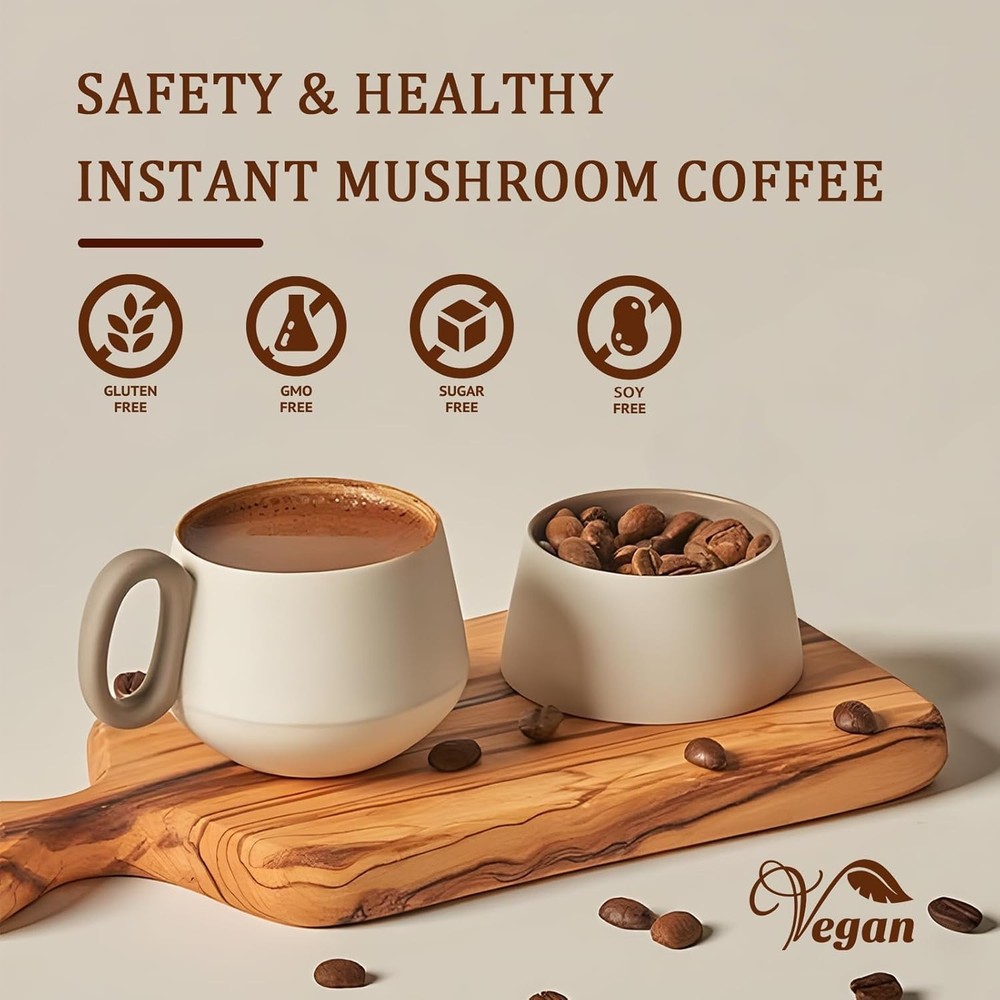Mushroom Coffee | Enhanced Focus, Boosted Immunity, Improved Energy