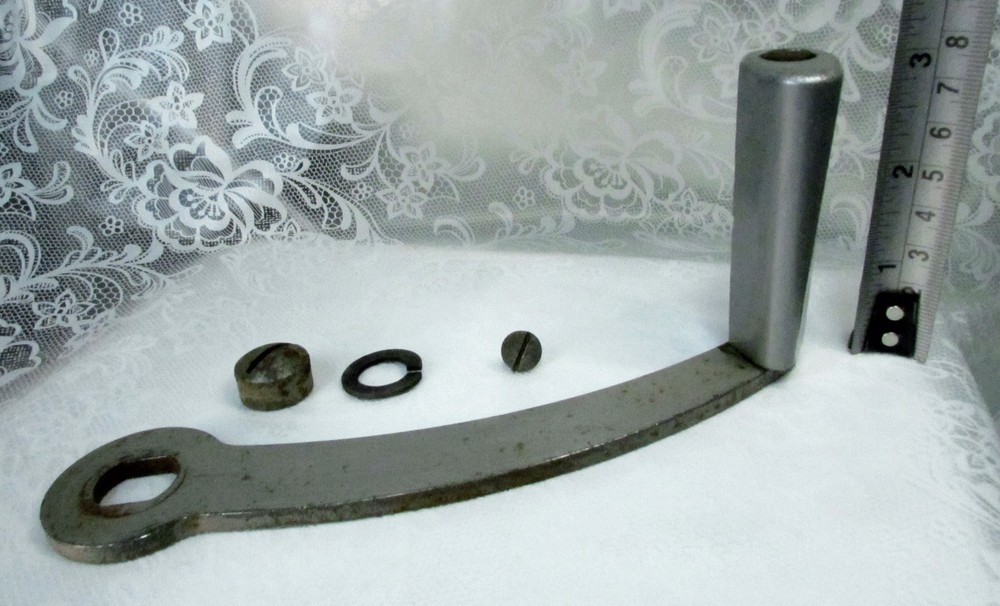 Vintage Paymaster Series S-550 ADDING MACHINE Check Writer CRANK HANDLE Lever