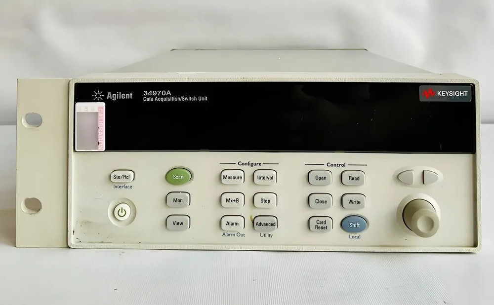 Agilent 34970A Data Acquisition Switch Unit DAQ w/ Rack Mount