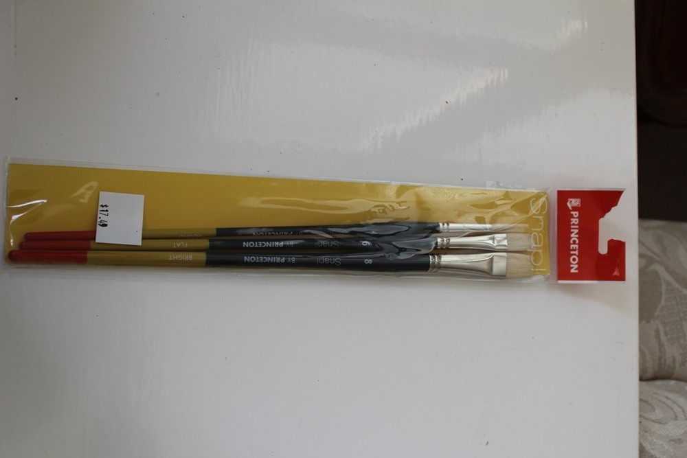 Princeton Snap!™ Long-Handle Brush Set - 3 Piece Set