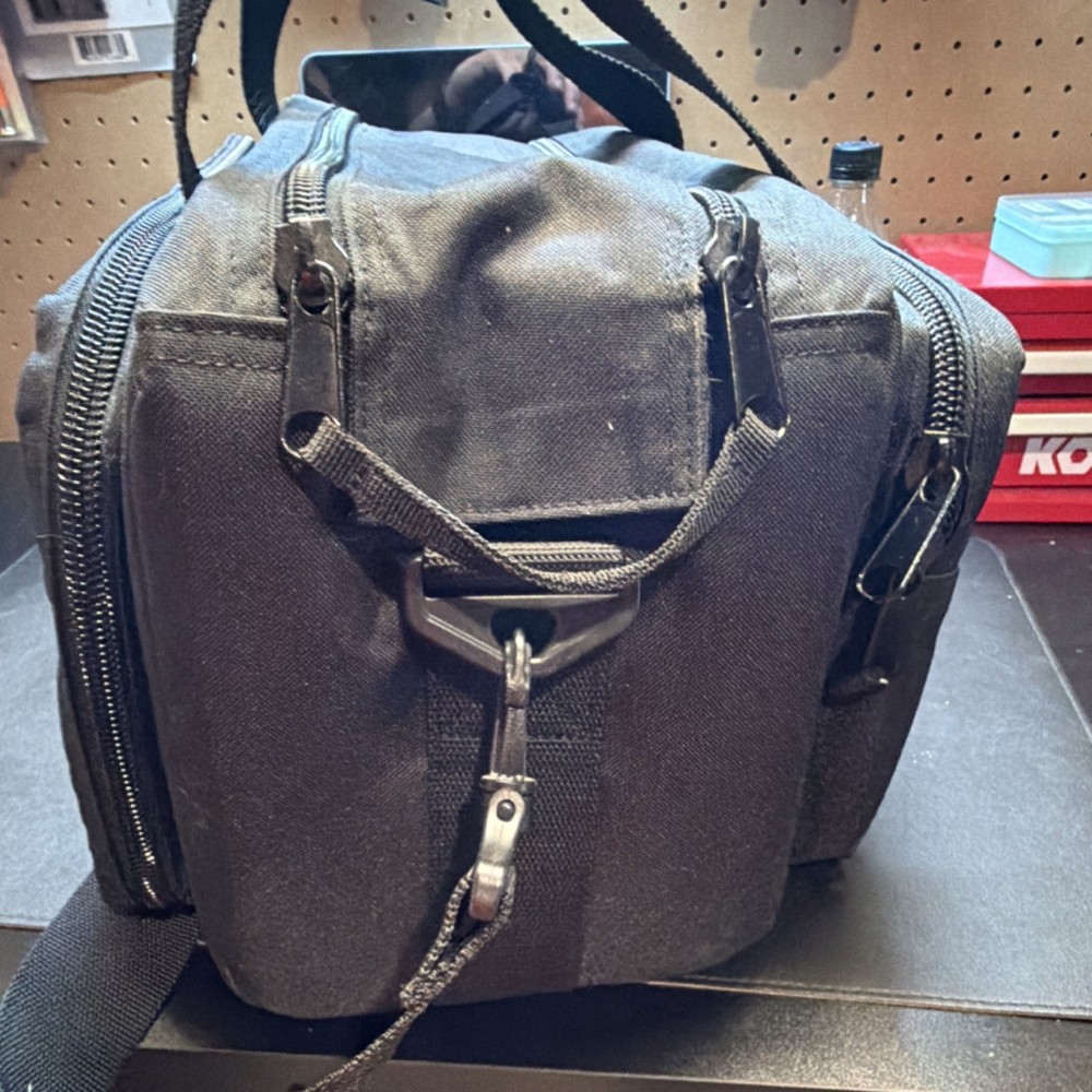 BlackHawk! Black Tactical Gear Bag, Zip Closure, External Pockets